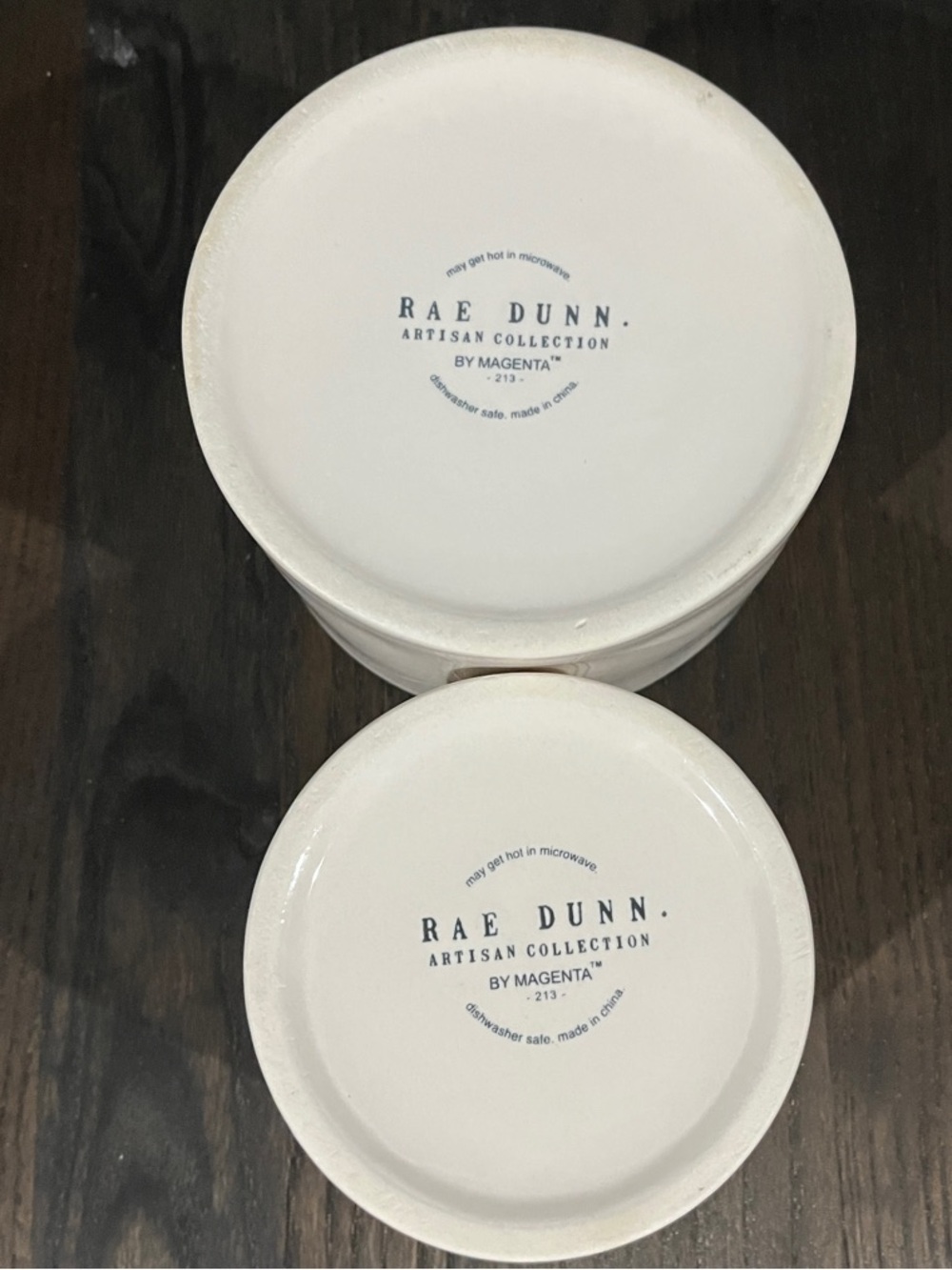 Rae Dunn White Ceramic Salsa and Guac Serving Set - NWOT - Picture 3 of 3